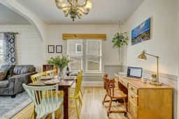 Charming 1910 Pet-Friendly Home in Sheridan, WY | Huge Fenced Yard Steps From Dog Park | Updated Kitchen & Cozy Fire Pit | Walk to Downtown Dining & Bighorn Mountain Adventures | Ideal for Families & Fur Babies
