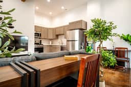 Vaulted Den | Chic 1BR w/Fireplace, Downtown Sheridan, WY - NEW - Standing Desk, Stocked, Pets Invited!