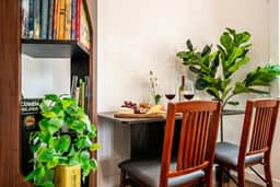 Vaulted Den | Chic 1BR w/Fireplace, Downtown Sheridan, WY - NEW - Standing Desk, Stocked, Pets Invited!