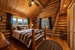 Clear Creek Crossing | Mountain Cabin on the Creek with Private Bridge Entry, BLM Land, Stargazing Deck + Separate Garage Apartment | Buffalo Wyoming Near Bighorn Mountains