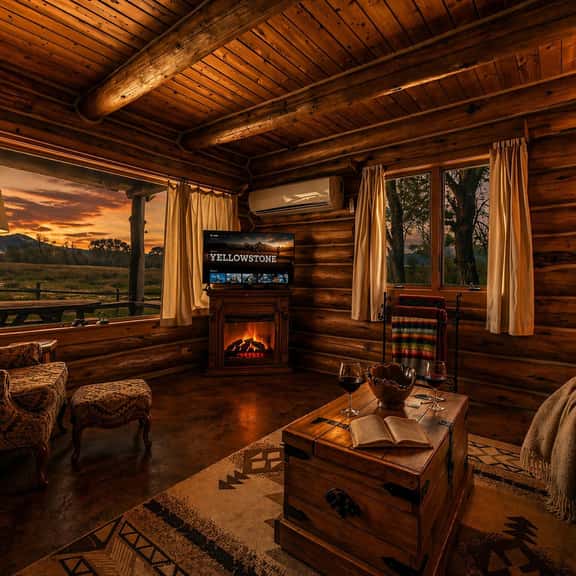Clear Creek Crossing — Log Cabin, Buffalo WY - Image 1