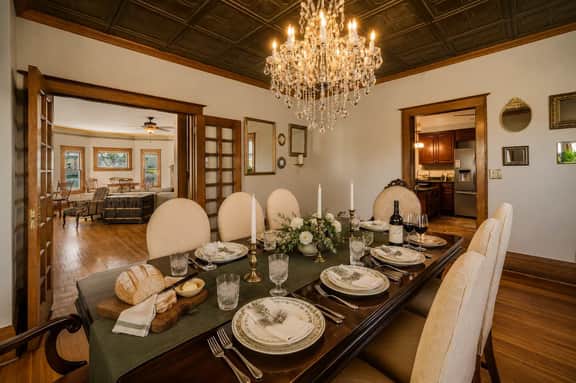 Gratitude | A 1920 Charm in Historic Residence Hill | 6 Bedrooms, 5.5 Baths, Sleeps 16 | Fireplace, Hardwood Floors, Event Opportunity | Walk to Downtown Sheridan, Wyoming
