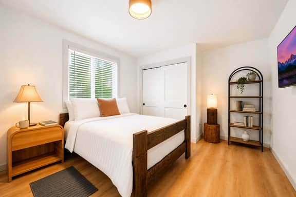 The Bishop | Remodeled 1957 Home Near Downtown Sheridan WY | Sleeps 6 | King + Full + Twin + Sofa | BBQ Deck | In-Unit Laundry | Wyo Stays Concierge | Bighorn Mountain Base